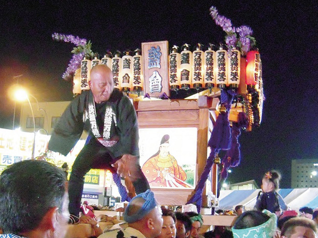 千波湖畔万燈神輿渡御